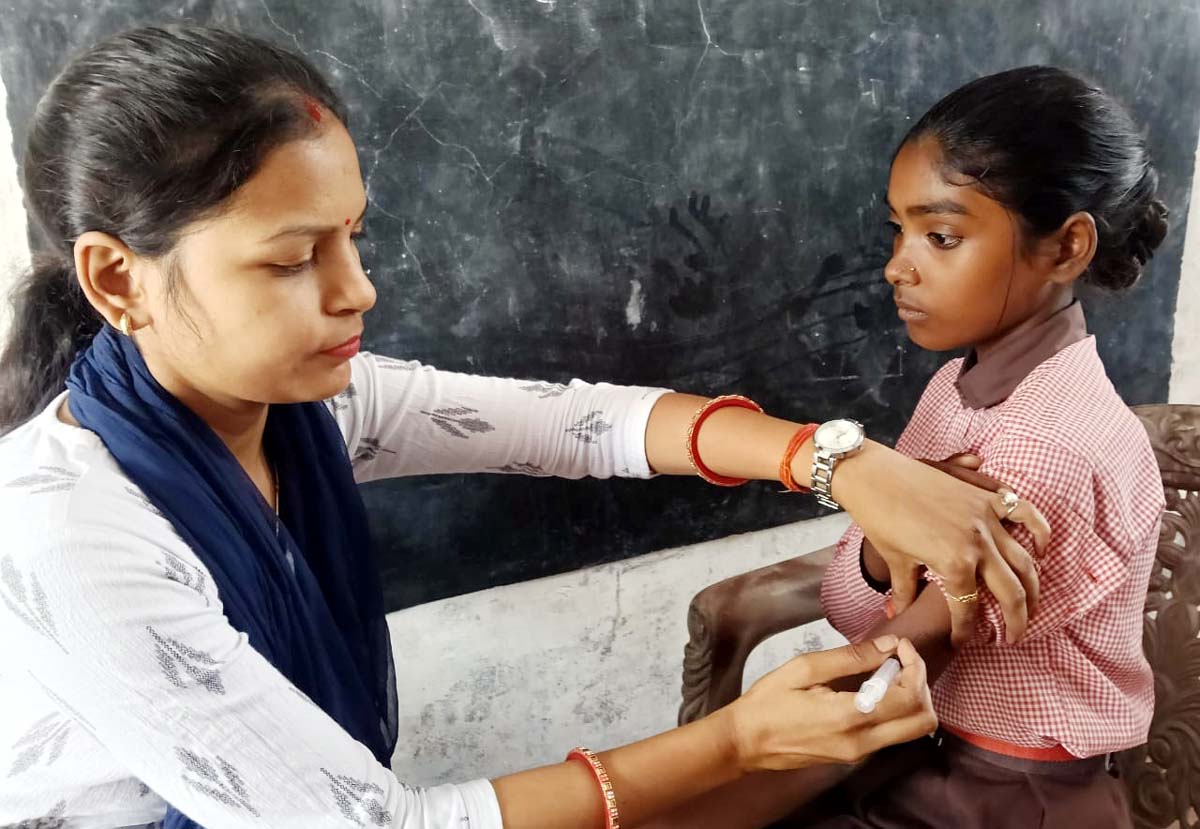 #Dipthiriya 74.91 फीसदी स्कूली बच्चों को डिप्थीरिया से बचाव को लगे टींके #Dipthiriya 74.91 फीसदी स्कूली बच्चों को डिप्थीरिया से बचाव को लगे टींके