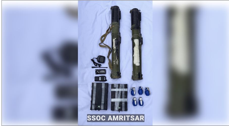 Punjab : ISI समर्थित आतंकी नेटवर्क के खिलाफ बड़ी कार्रवाई, हथियारों का जखीरा बरामद
