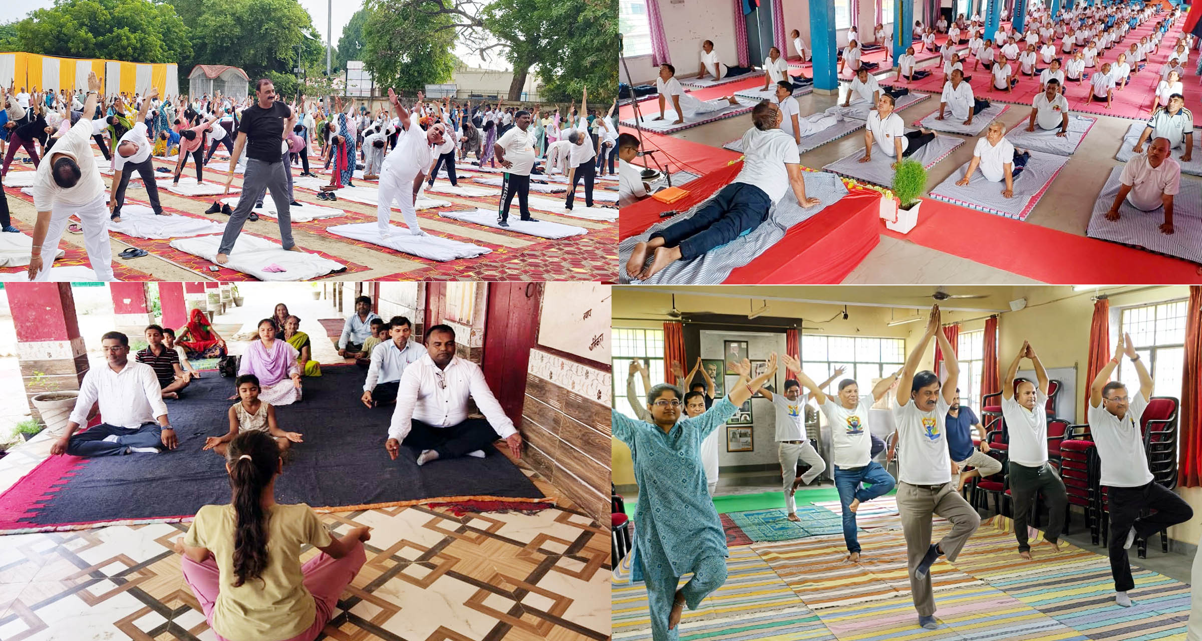  11 वां अंतर्राष्ट्रीय योग दिवस: प्रतिदिन योग कर रहें निरोग का दिया संदेश