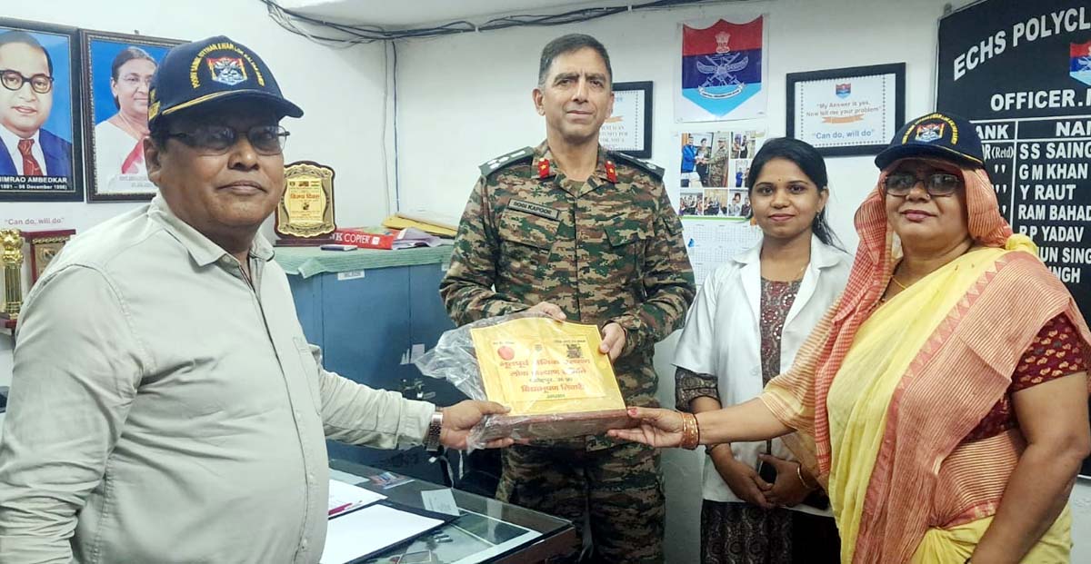 ब्रिगेडियर ने ईसीएचएस अस्पताल का किया निरीक्षण