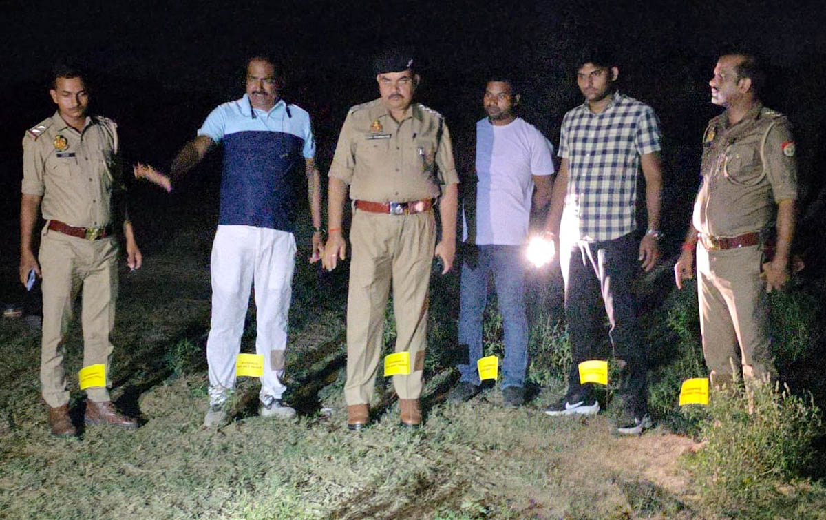 कुकर्मी के दाहिने पैर में लगी खाकी की दागी गोली
