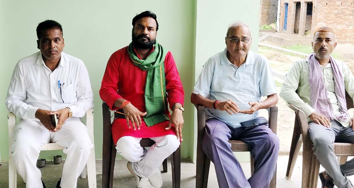 संगठन सृजन अभियान के तहत कांग्रेस किसान मोर्चा के प्रदेश उपाध्यक्ष का हुआ आगमन