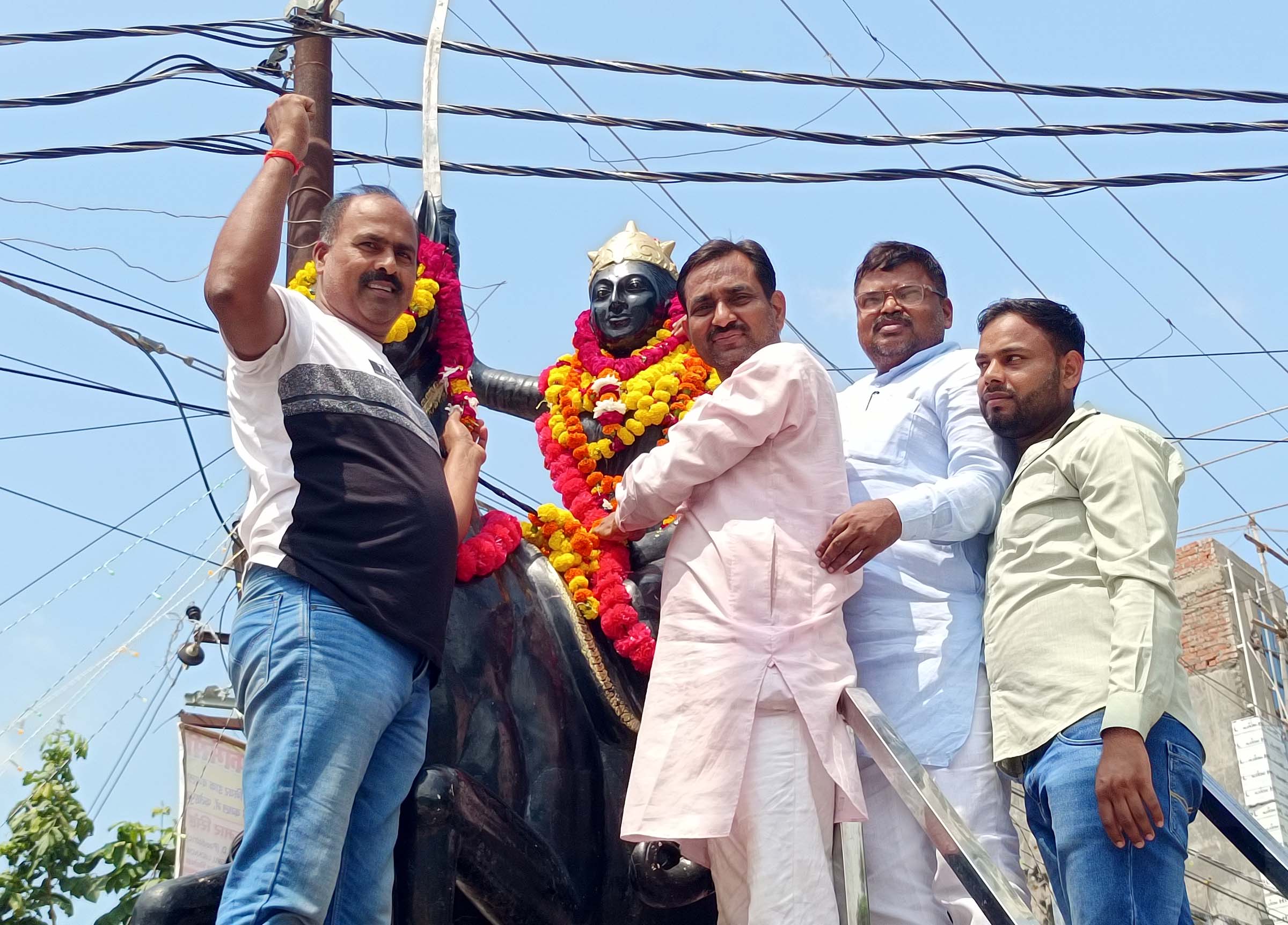 वीरांगना अवंतीबाई लोधी का मनाया जन्मोत्सव , माल्यार्पण कर किया नमन