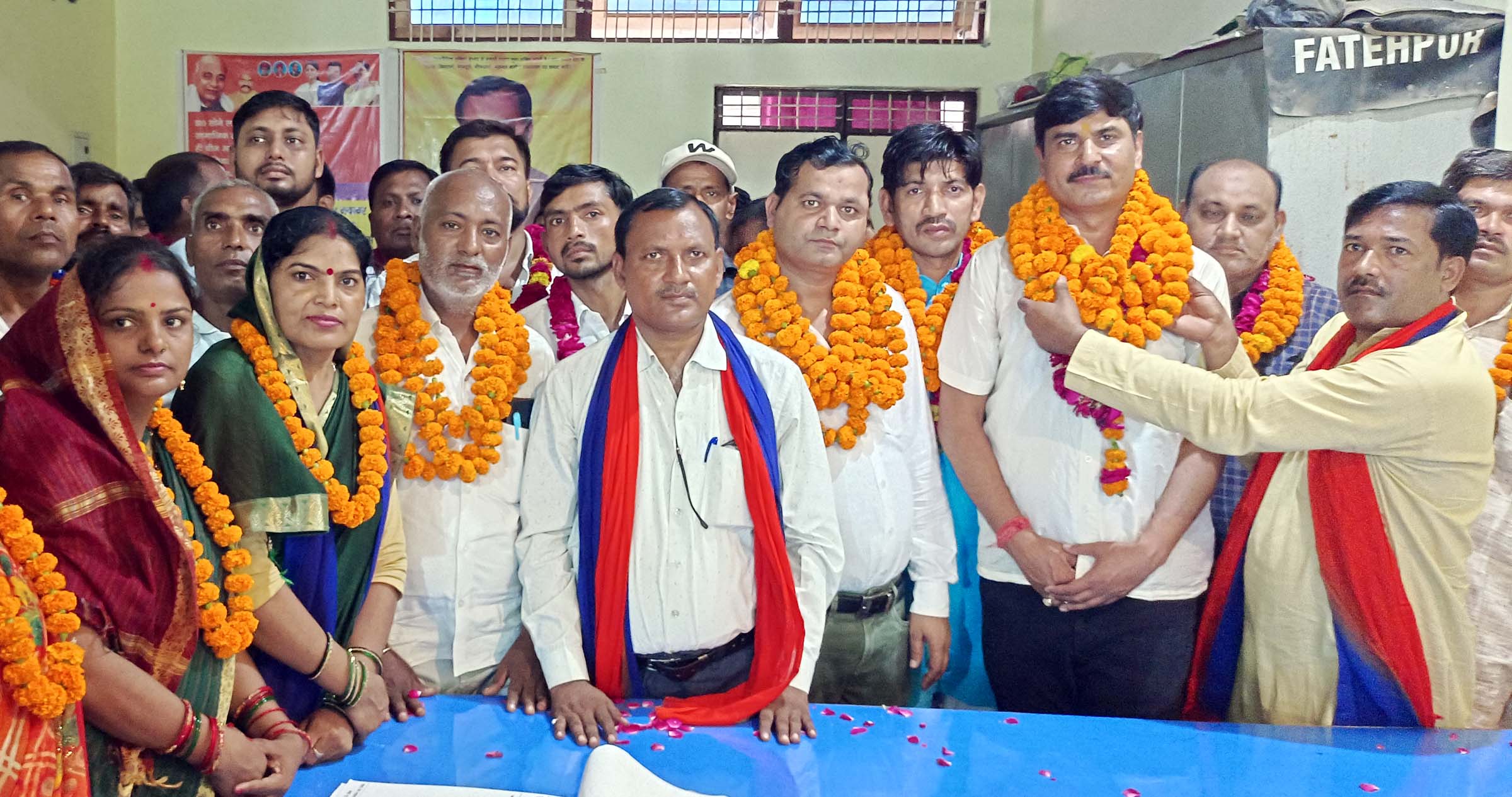 फ्रन्टल इकाईयों का गठन कर नवमनोनीत पदाधिकारियों का किया स्वागत
