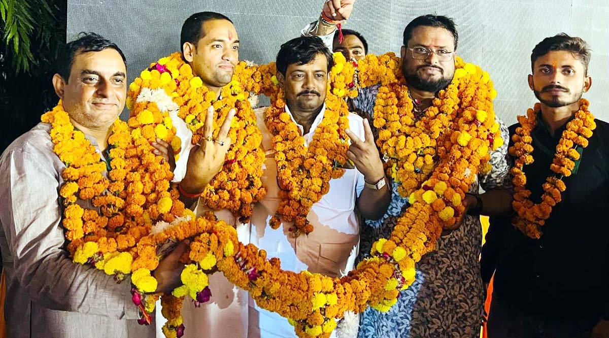 प्रांतीय उपाध्यक्ष का पदाधिकारियों ने किया स्वागत, लोक निर्माण विभाग