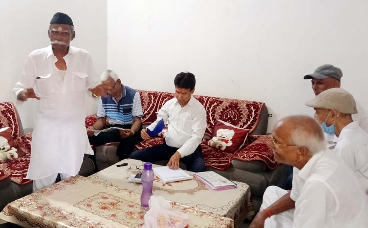 केन्द्रीय पेंशनर्स एसोसिएशन की बैठक में कई मुद्दों पर चर्चा