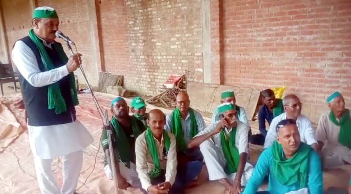 विभिन्न समस्याओं को लेकर भाकियू टिकैत गुट ने की बैठक
