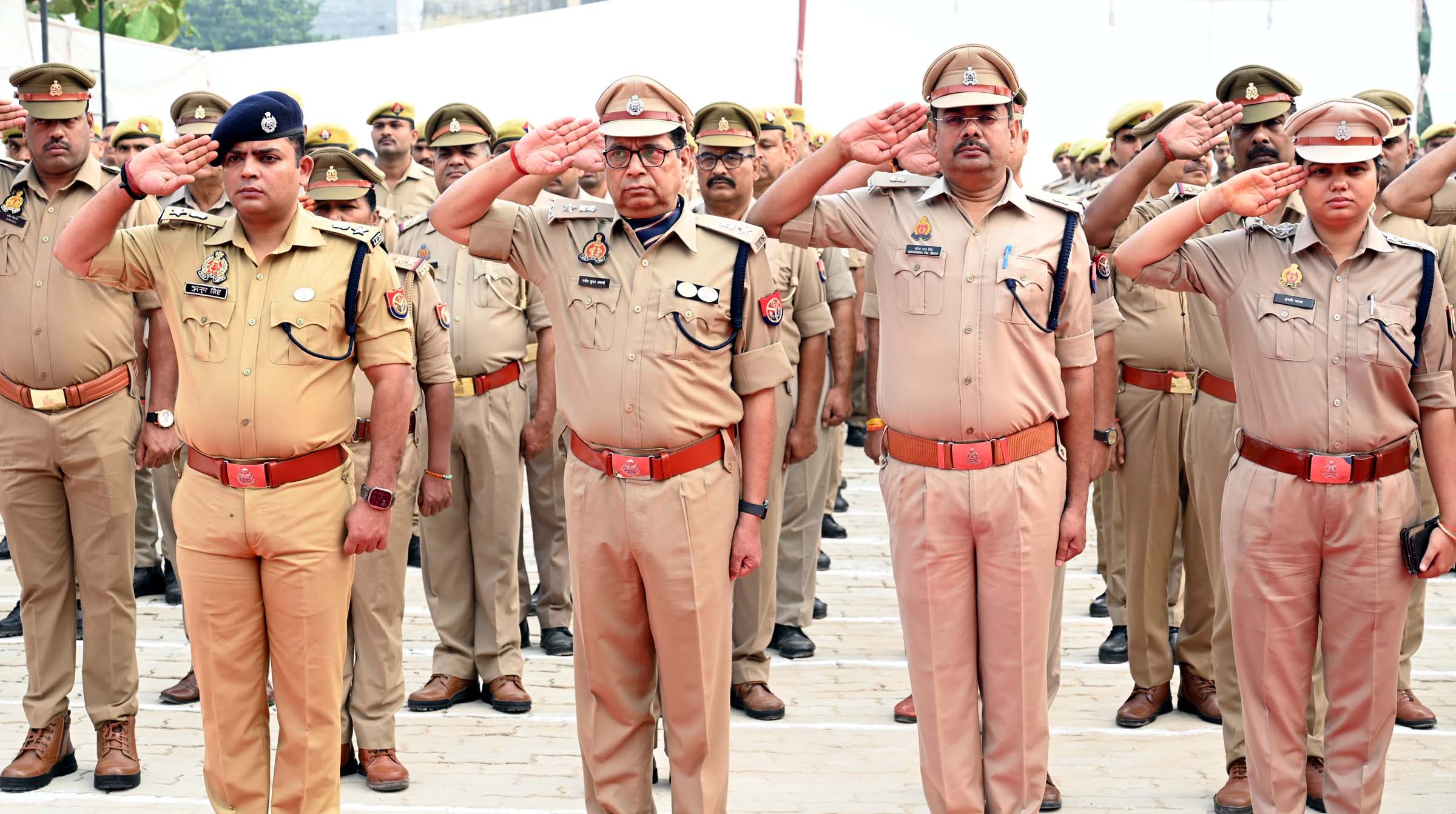 पुलिस स्मृति दिवस: शहीद जवानों को दी श्रद्धांजलि