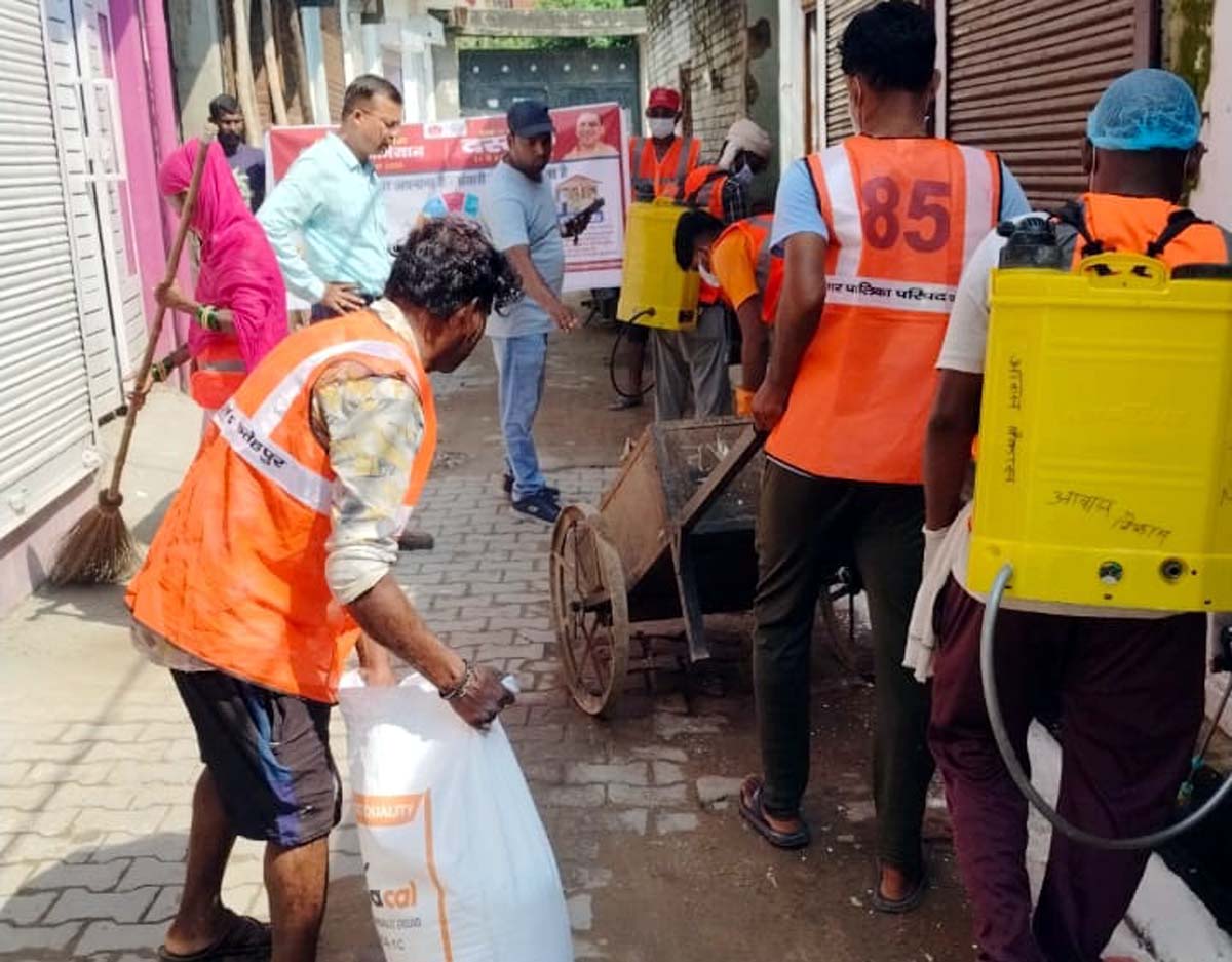 पालिका का विशेष संचारी रोग नियंत्रण अभियान शुरू, की विशेष सफाई
