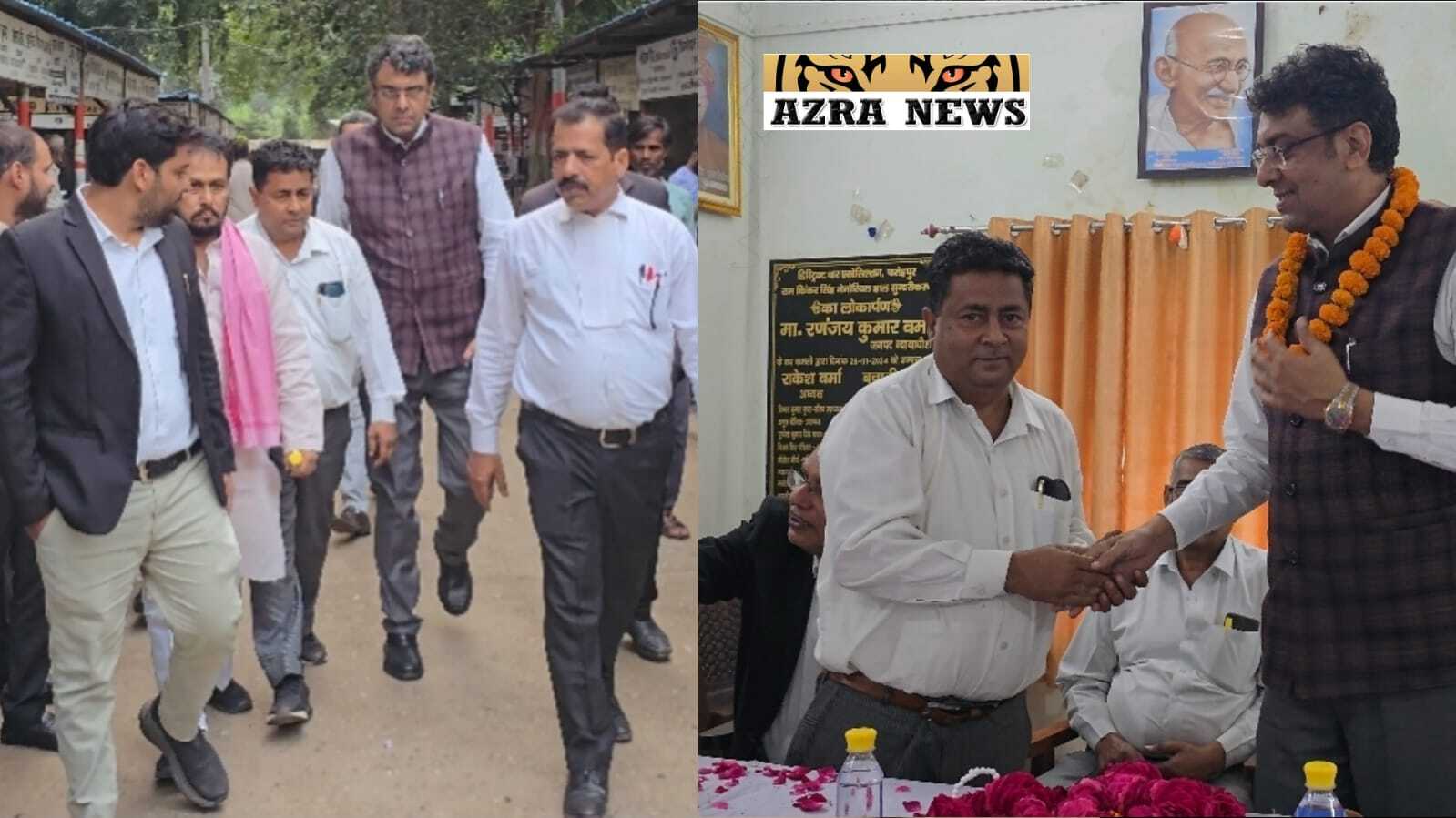 बार काउंसिल प्रत्याशी का अधिवक्ता साथियों ने किया स्वागत  बार काउंसिल प्रत्याशी का अधिवक्ता साथियों ने किया स्वागत