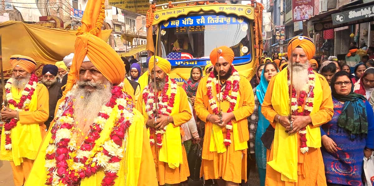 जिले में शुक्राना यात्रा आने पर हुआ जोरदार स्वागत, लंगर की हुई उत्तम व्यवस्था