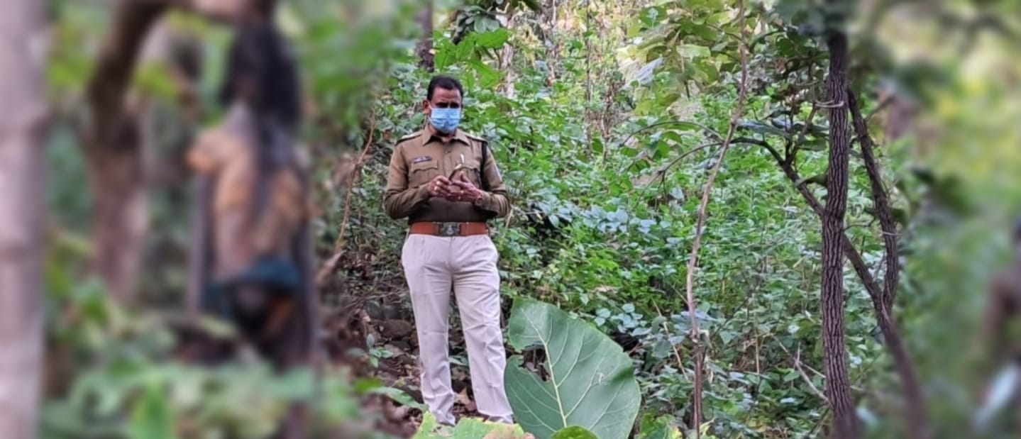 जंगल में पेड़ पर लटका मिला वृद्ध का शव – दो भाईयों पर हत्या का आरोप