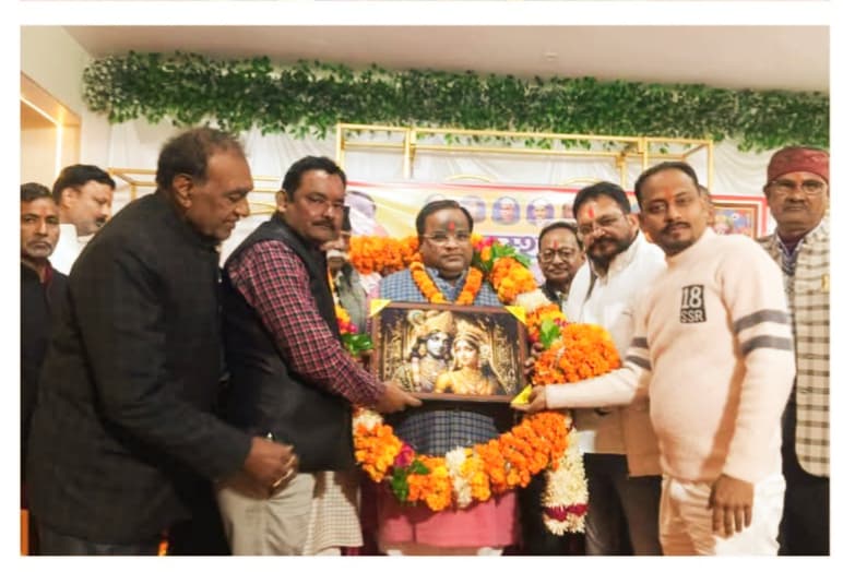 भाजपा ज़िला अध्यक्ष अन्नू बाबू श्रीवास्तव का सजातीय बंधुओं ने किया ज़ोरदारी से स्वागत