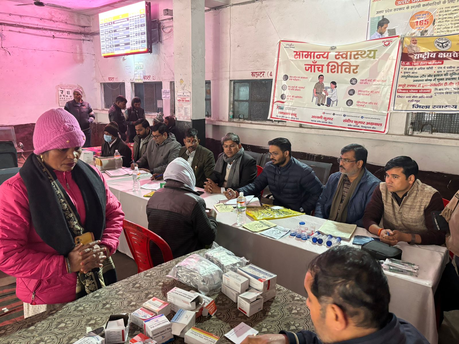 चालक-परिचालकों के लिए निःशुल्क स्वास्थ्य जाँच शिविर का आयोजन