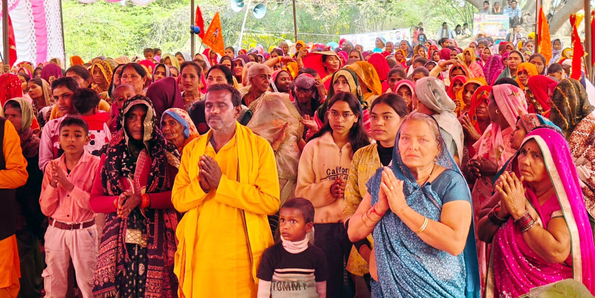 जरौली में श्रीमद् भागवत कथा के समापन पर उमड़ा सैलाब