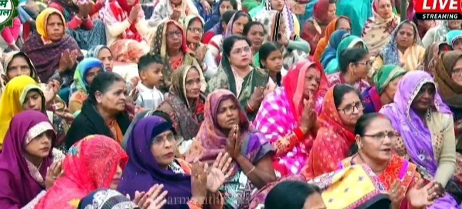 भक्तिमय वातावरण में हो रही श्रीमद भागवत कथा, आनंद भयो जय कन्हैया लाल की