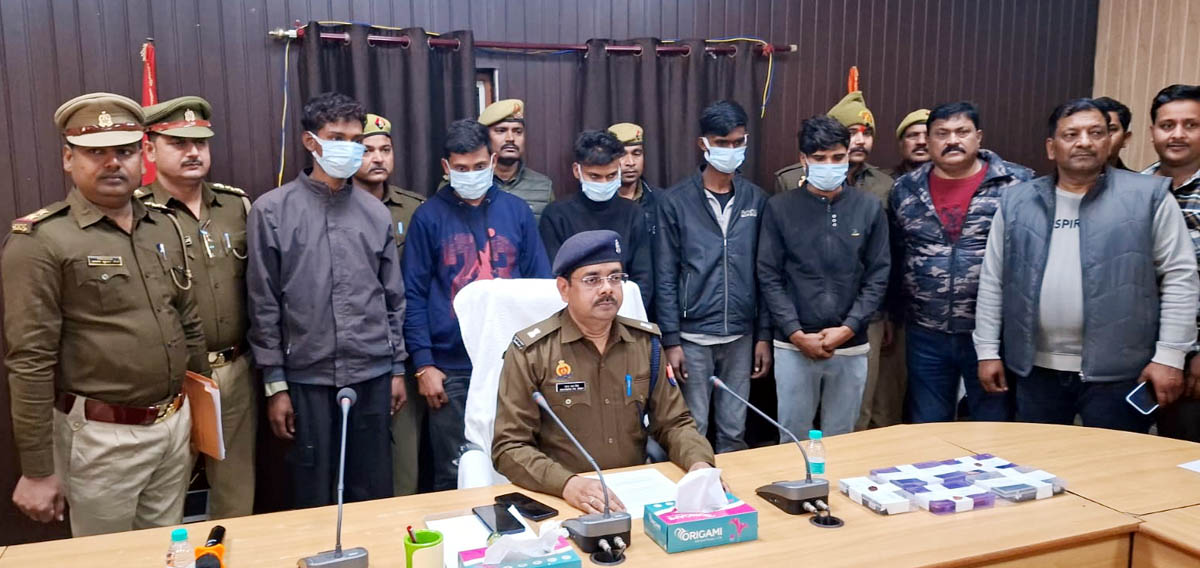 ट्रैक्टर चोरी का खुलासा, पांच अभियुक्त गिरफ्तार, ट्राली व पांच मोबाइल बरामद