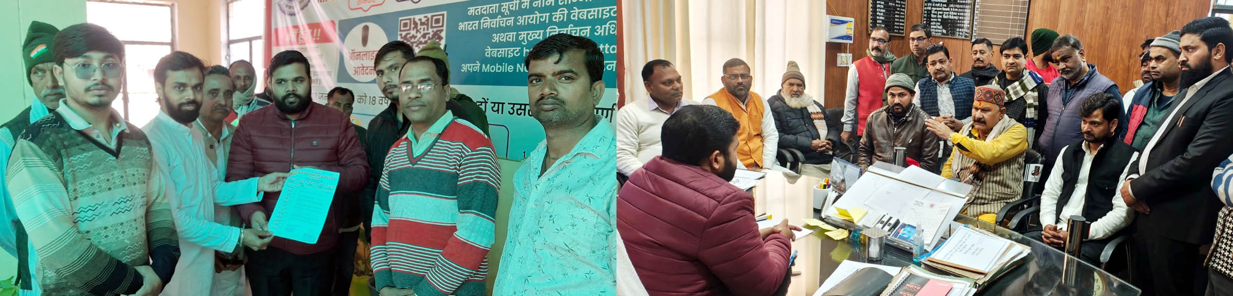 नगर में बड़े वाहनों की नो इंट्री लगाए जाने की मांग, संगठनों ने सौंपे ज्ञापन