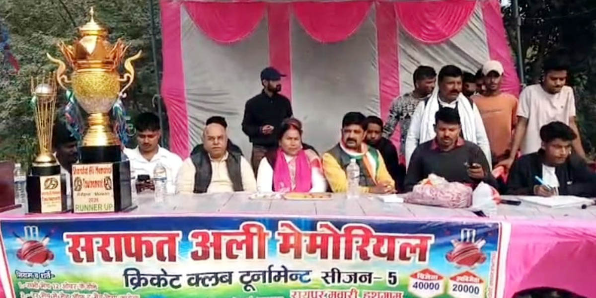 खिलाड़ियों से मिल खेल प्रतिभाओं में सहयोग व उज्जवल भविष्य की कामना