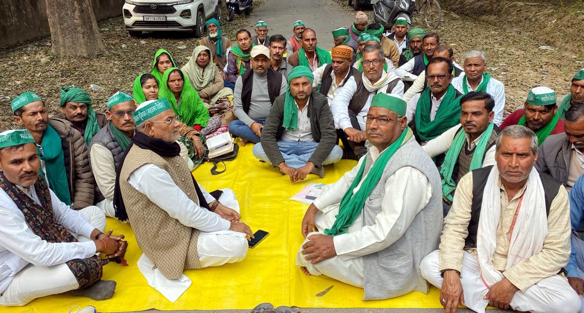भाकियू महात्मा टिकैत ने बैठक कर समस्याओं पर की चर्चा