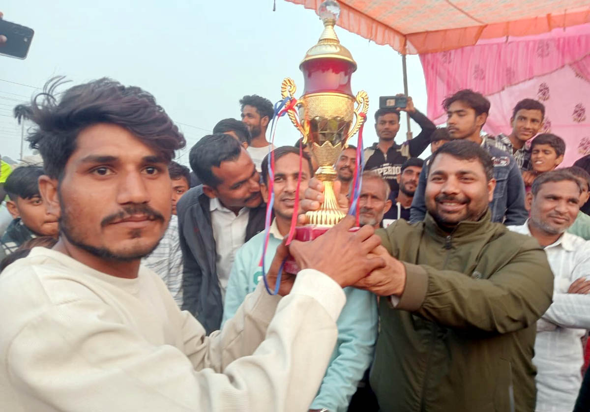 फाइनल में फतेहपुर को 52 रनों से हराया, जीता राही क्रिकेट कप