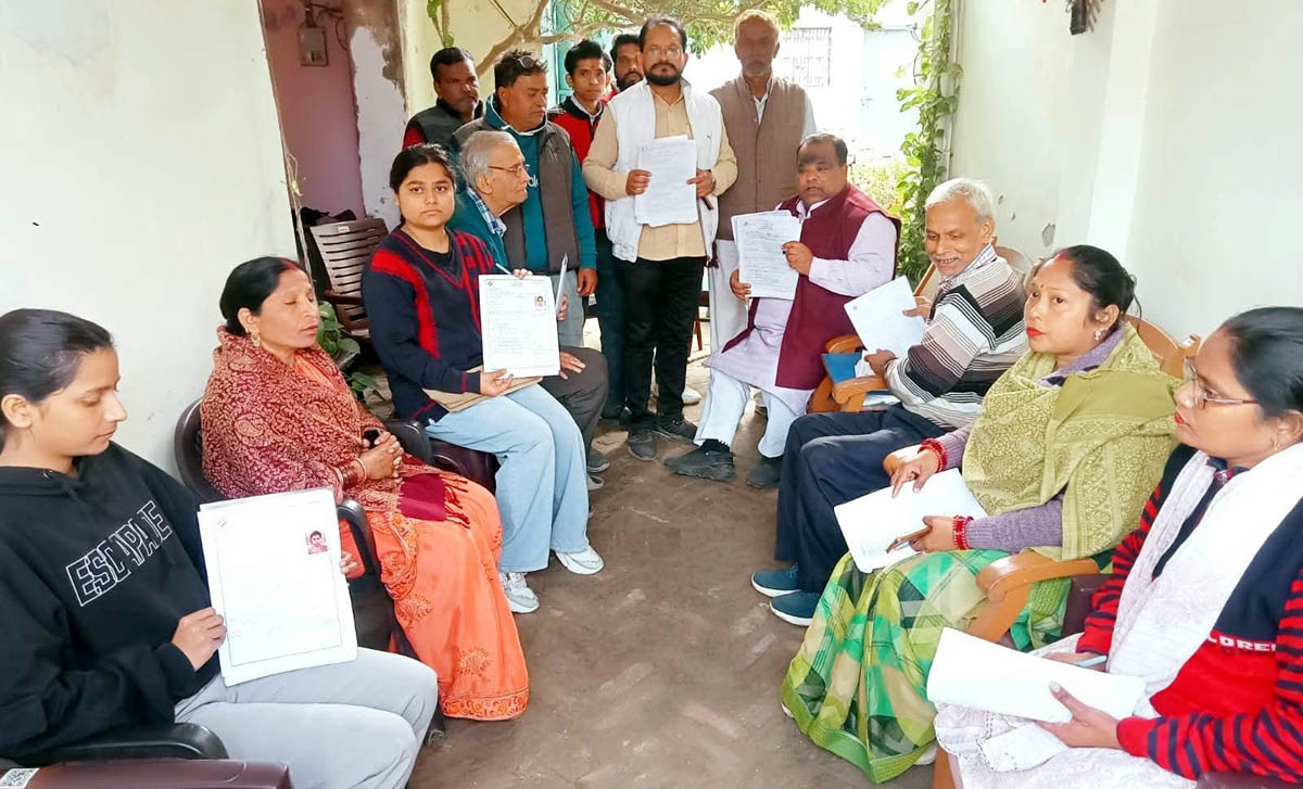  नाम बढ़ाने को बूथों की गलियों पर पहुंचे कार्यकर्ता : अन्नू