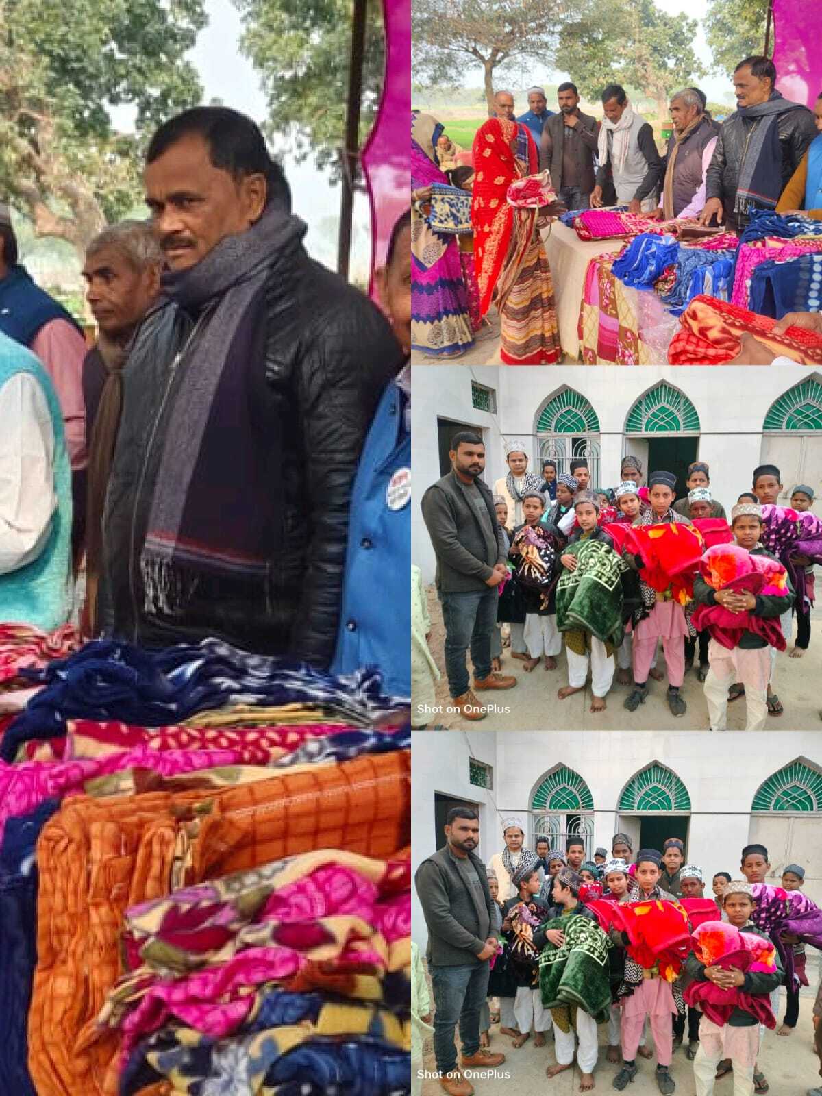 9 वीं पुण्यतिथि पर पत्रकार ने 500 से अधिक जरूरतमंद छात्रों को ओढ़ाई राहत की चादर