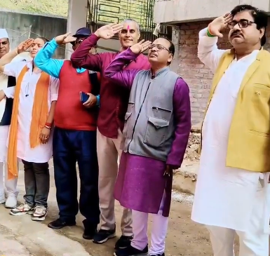 स्वदेशी जागरण मंच, देवघर ने 77  वा गणतंत्र दिवस धूमधाम से मनाया