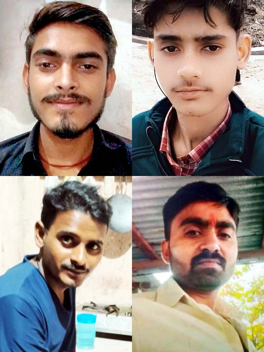 बाइकों की भिड़ंत के बाद डंपर ने कुचला, चार की मौत, परिवारों में छाया मातम