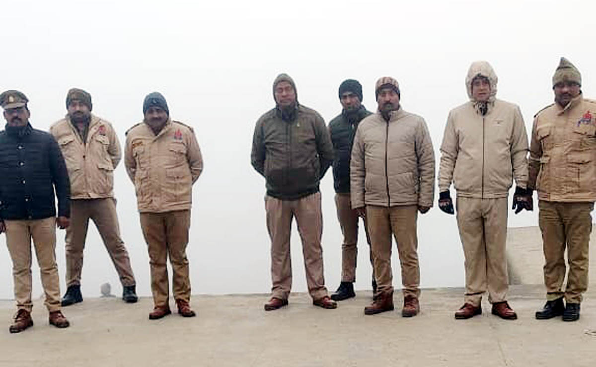 माघ पूर्णिमा स्नान पर्व पर गंगा घाटों का निरीक्षण