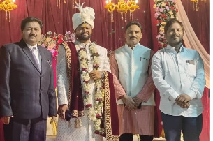 आयु० नंदिनी एवं चि० राजहंस परिणय सूत्र में बंधे