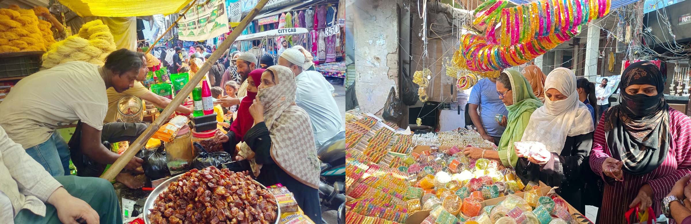 चांद का दीदार करते ही ईद की खुशियों में लगे पंख