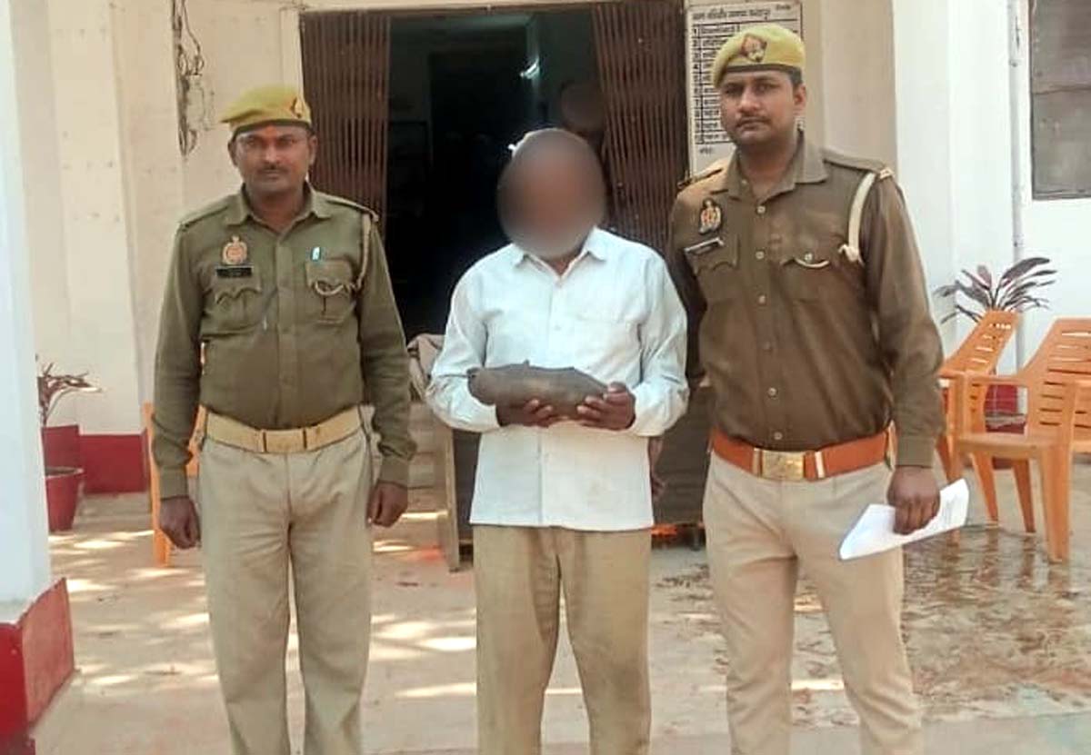 शातिर अपराधी गिरफ्तार, तमंचा व कारतूस बरामद