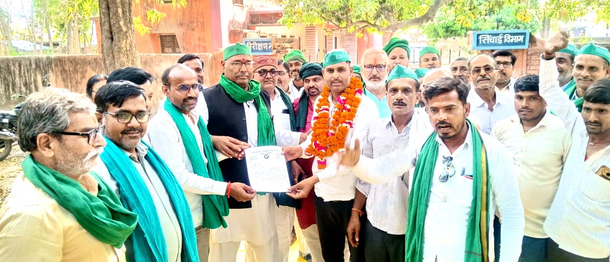 भाकियू महात्मा टिकैत के युवा जिला उपाध्यक्ष बने दुर्गेश