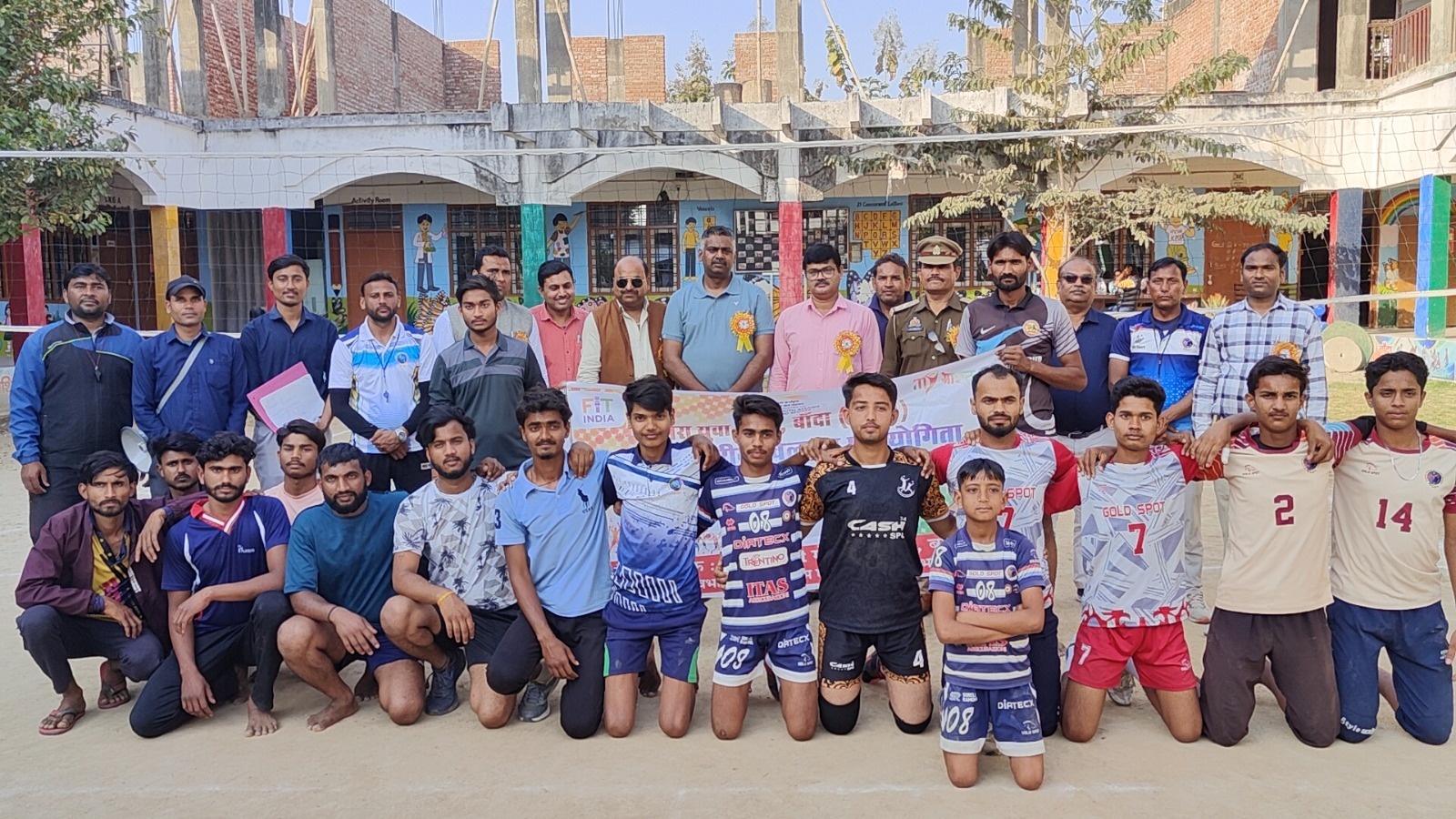 दो दिवसीय खेल प्रतियोगिताओ का आयोजन, बैडमिंटन,रेस,कबड्डी,बॉलीबॉल,,