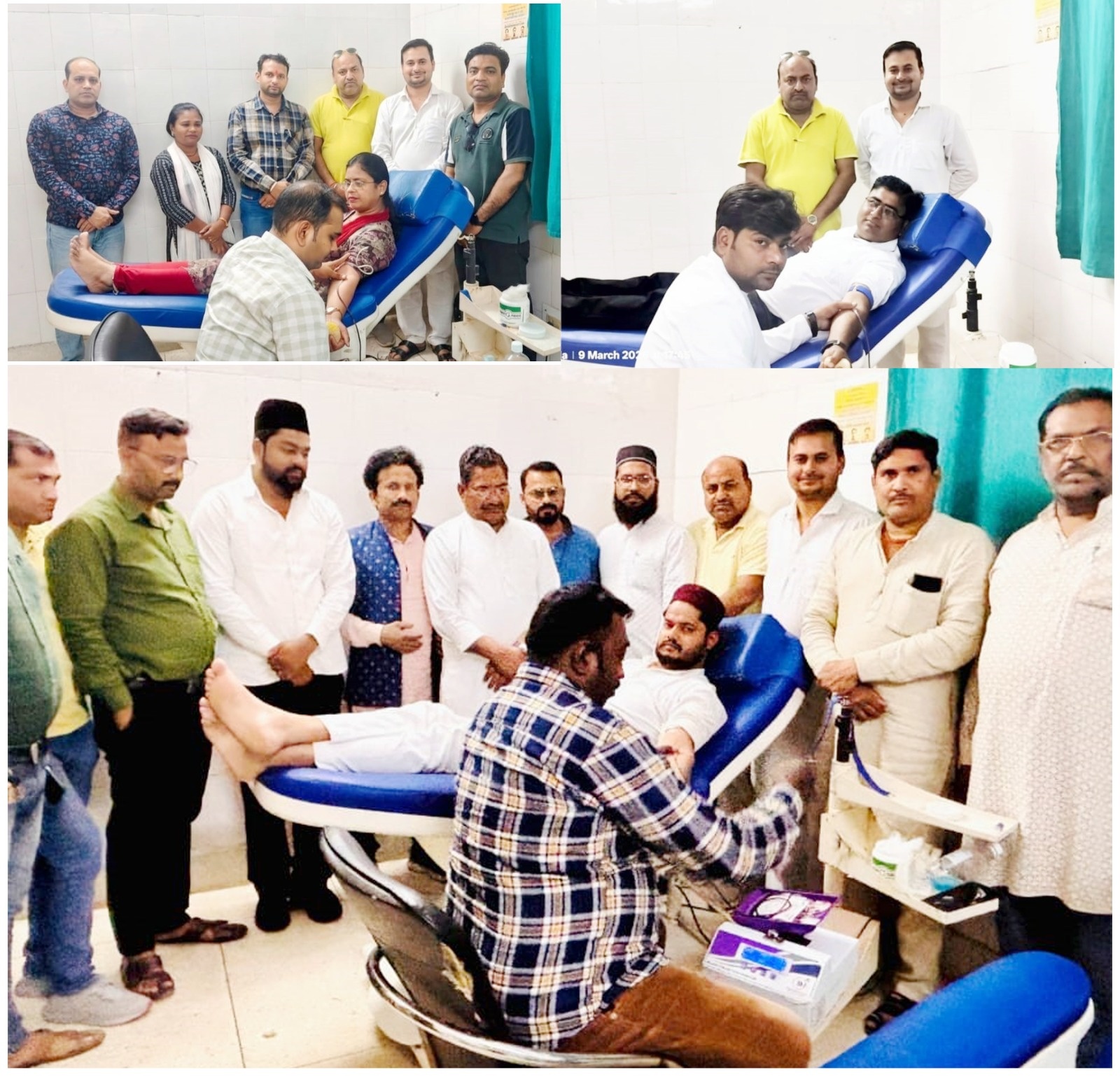  सेवर्स ऑफ लाइफ बांदा के तत्वाधान में तीन रक्त वीरों ने किया रक्तदान
