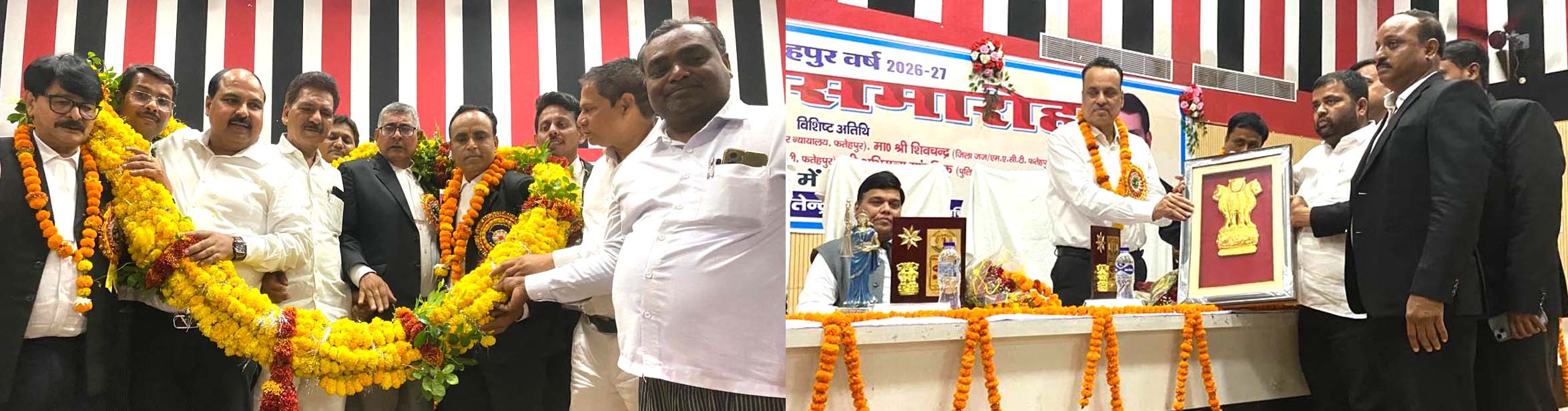 डिस्ट्रिक्ट बार की नवीन कार्यकारणी को दिलाई सत्य निष्ठा की शपथ