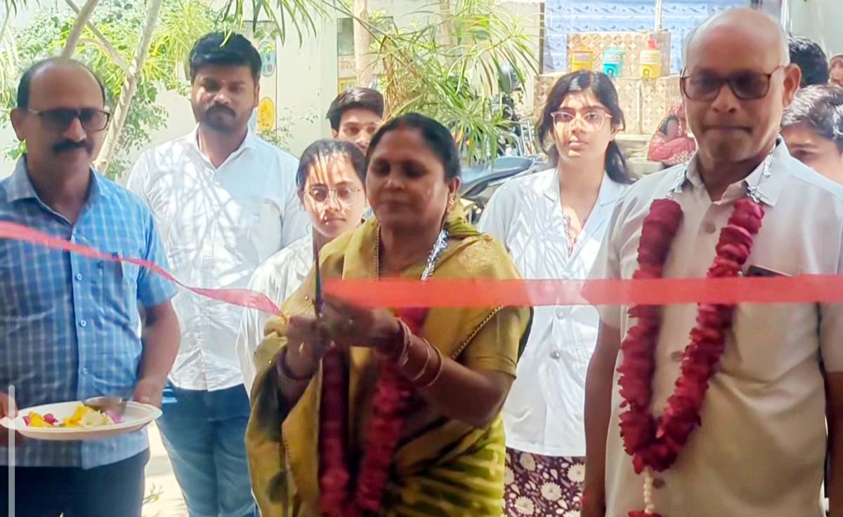 आरएसएस ने स्वास्थ्य शिविर का किया आयोजन,प्रतिनिधि ने किया शुभारंभ