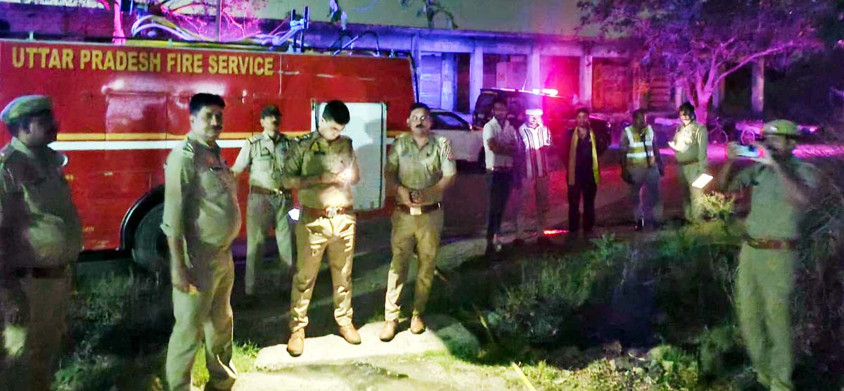 पुलिस व फायर ब्रिगेड की त्वरित कार्रवाई, कोई जनहानि नहीं