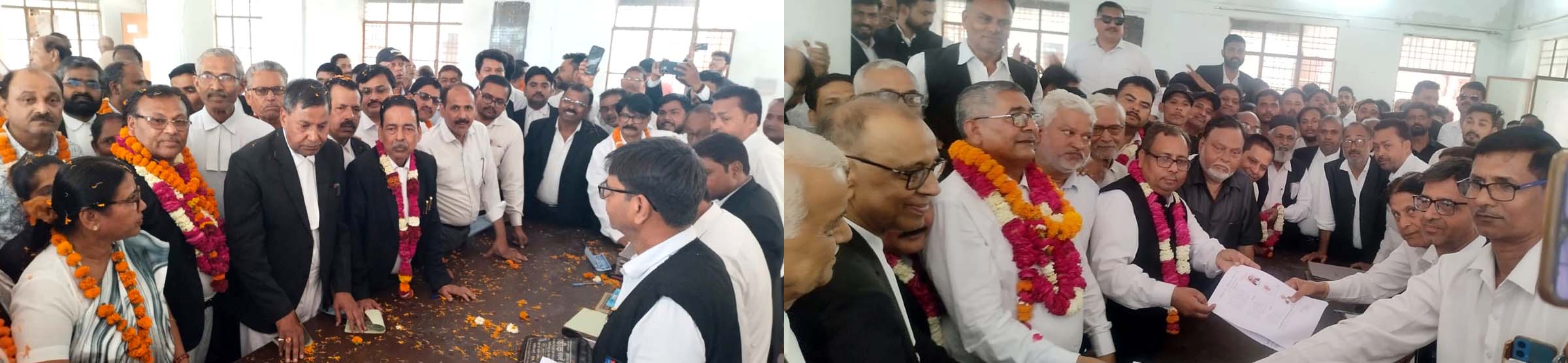 अध्यक्ष व महामंत्री पद पर दो-दो प्रत्याशियों ने कराया नामांकन