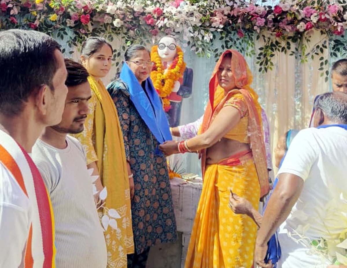 निशान वेलफेयर सोसाइटी ने मनाई बाबा साहब की जयंती, एकता रखने का दिया संदेश