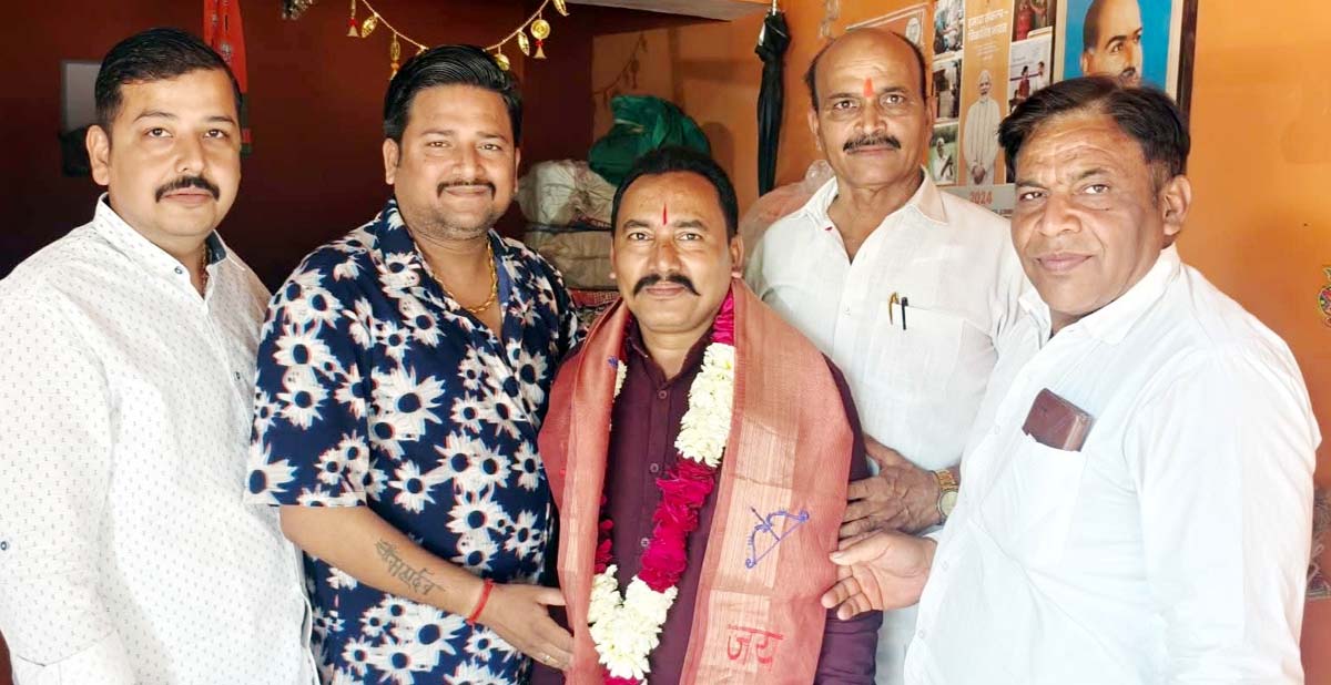 भाजपा के नवनियुक्त नगर महामंत्री का हुआ स्वागत