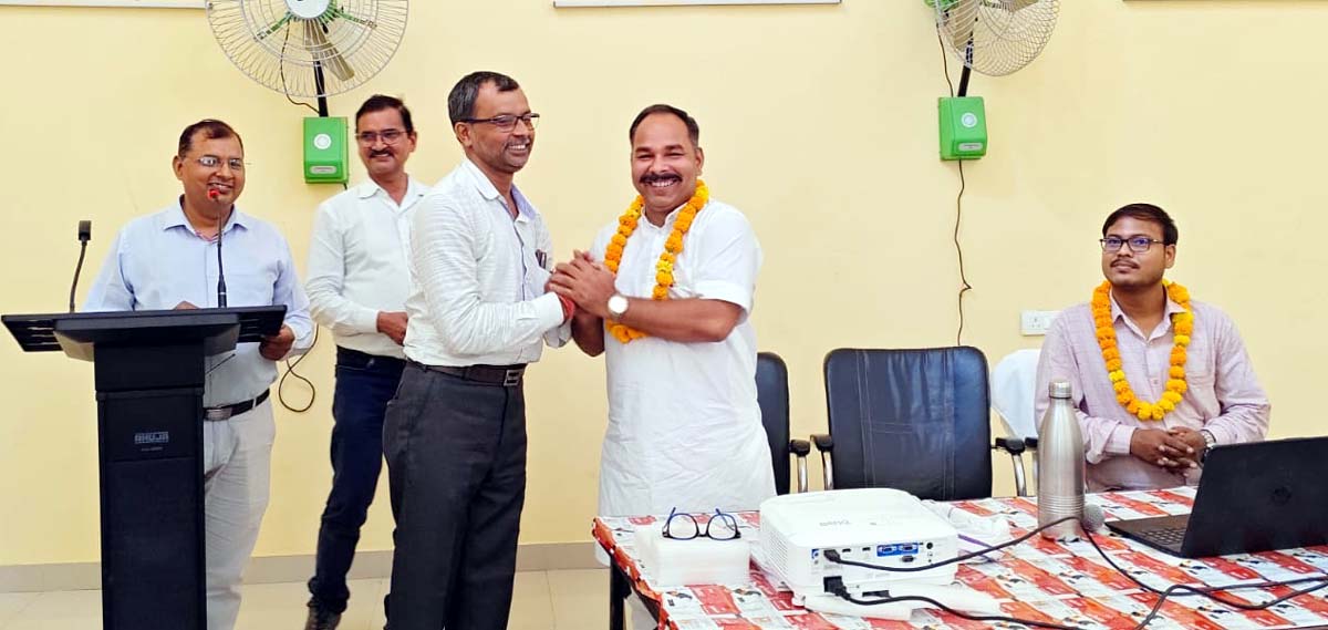 जनगणना प्रशिक्षण: प्रशिक्षणदाता व अटेवा जिलाध्यक्ष का हुआ स्वागत