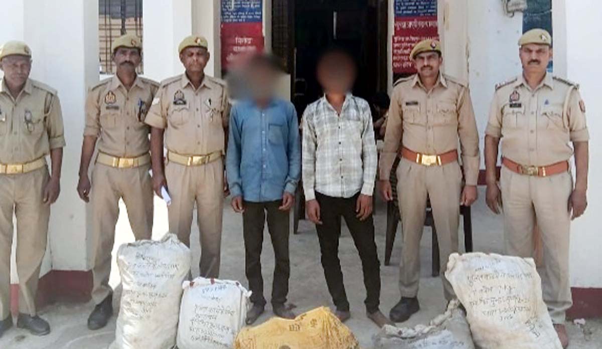  चोरी के दो वांछित अभियुक्त गिरफ्तार, चोरी का माल बरामद