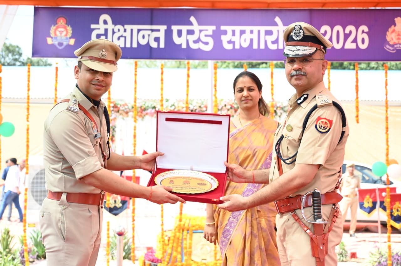 रिक्रूट आरक्षियों ने भरी हुंकार, पुलिस लाइन में गूंजा कदमताल