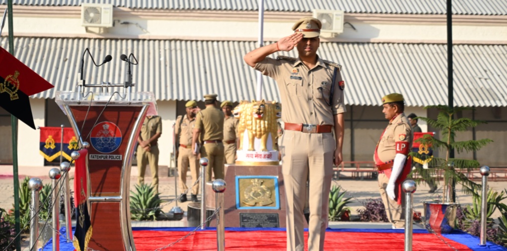 पुलिस लाइन में पासिंग आउट परेड का हुआ पूर्वाभ्यास