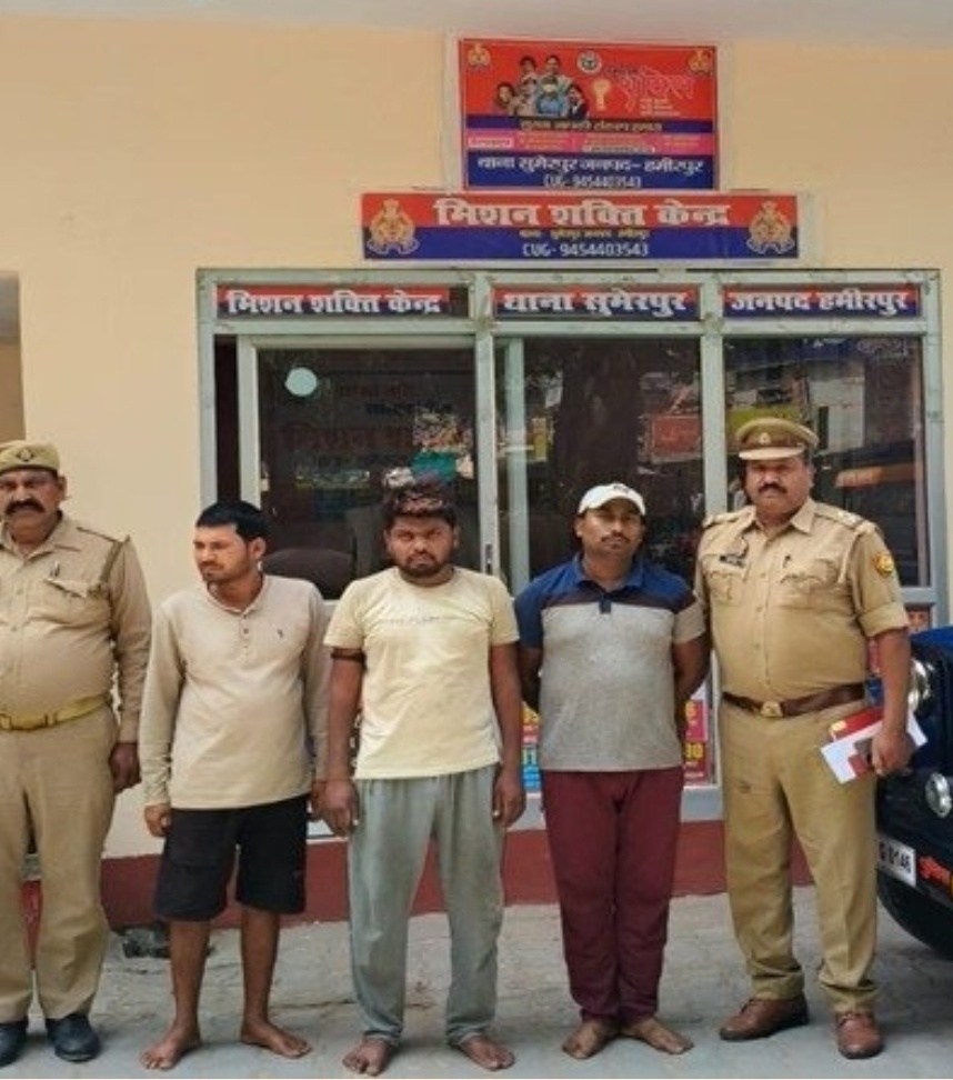 सुमेरपुर थाना पुलिस ने चार मामलों में वारंटी अभियुक्तों को किया गिरफ्तार