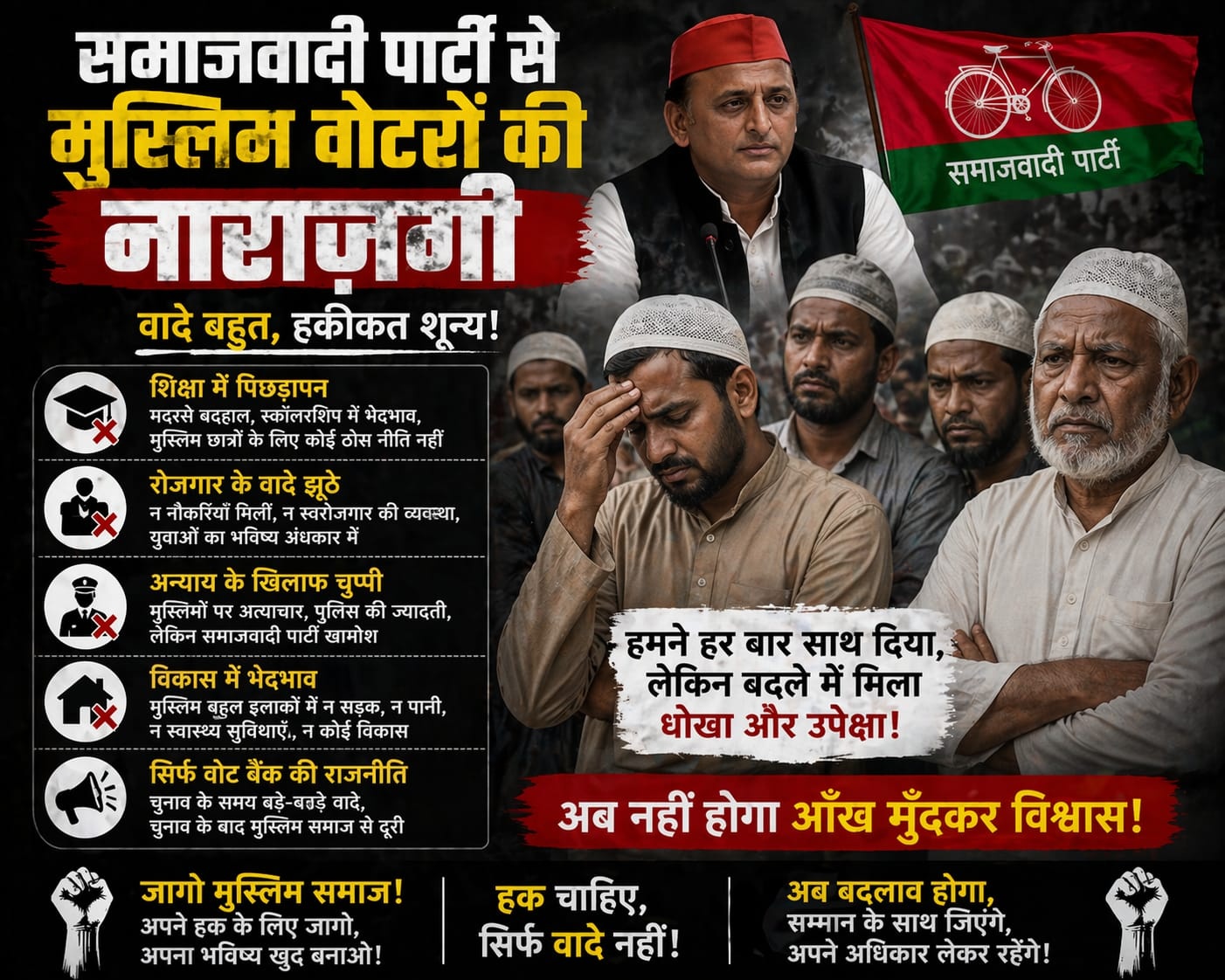 चाय की सियासत, मुस्लिम वोटरों की कयादत,, पर खुली पोल