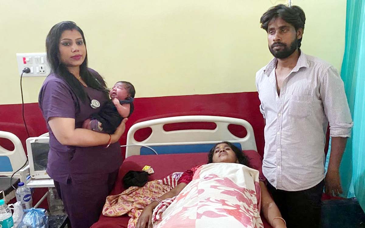 चिकित्सक ने नार्मल प्रसव कराकर रचा इतिहास, छह किलो की बच्ची को जन्म