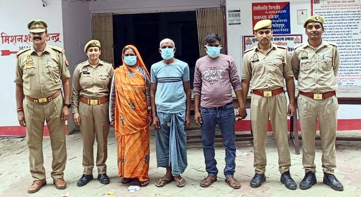 दहेज हत्या के तीन आरोपी चौबीस घंटे के भीतर गिरफ्तार